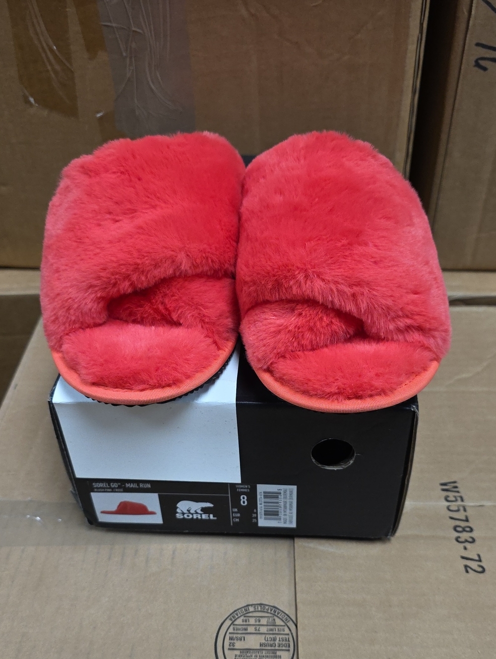 Sorel Go Mail Run Women's Plush Slide Slippers